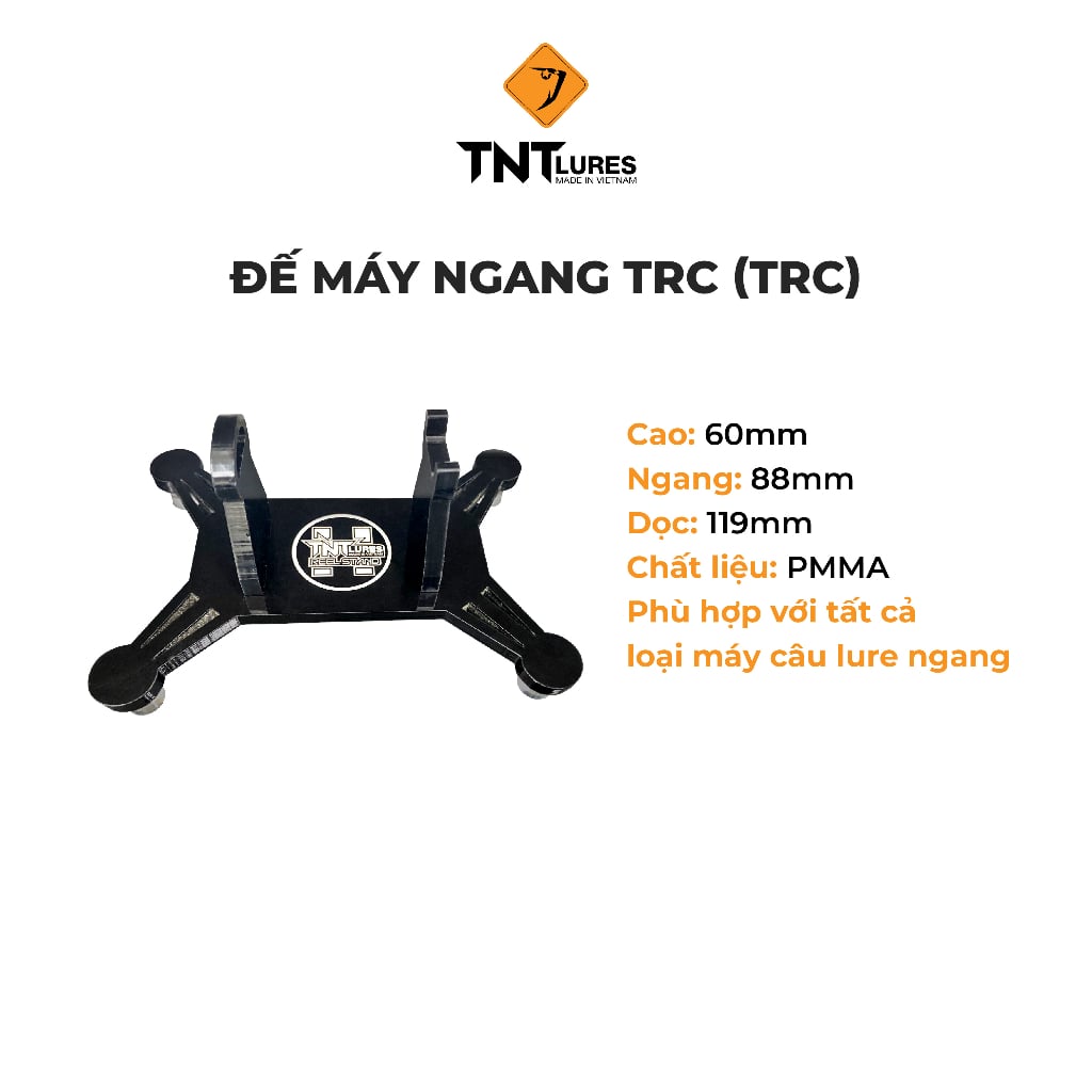 Giá Đỡ Máy Câu Ngang Reel Stand TNTLures TRC 6cmx8,8cmx11,9cm